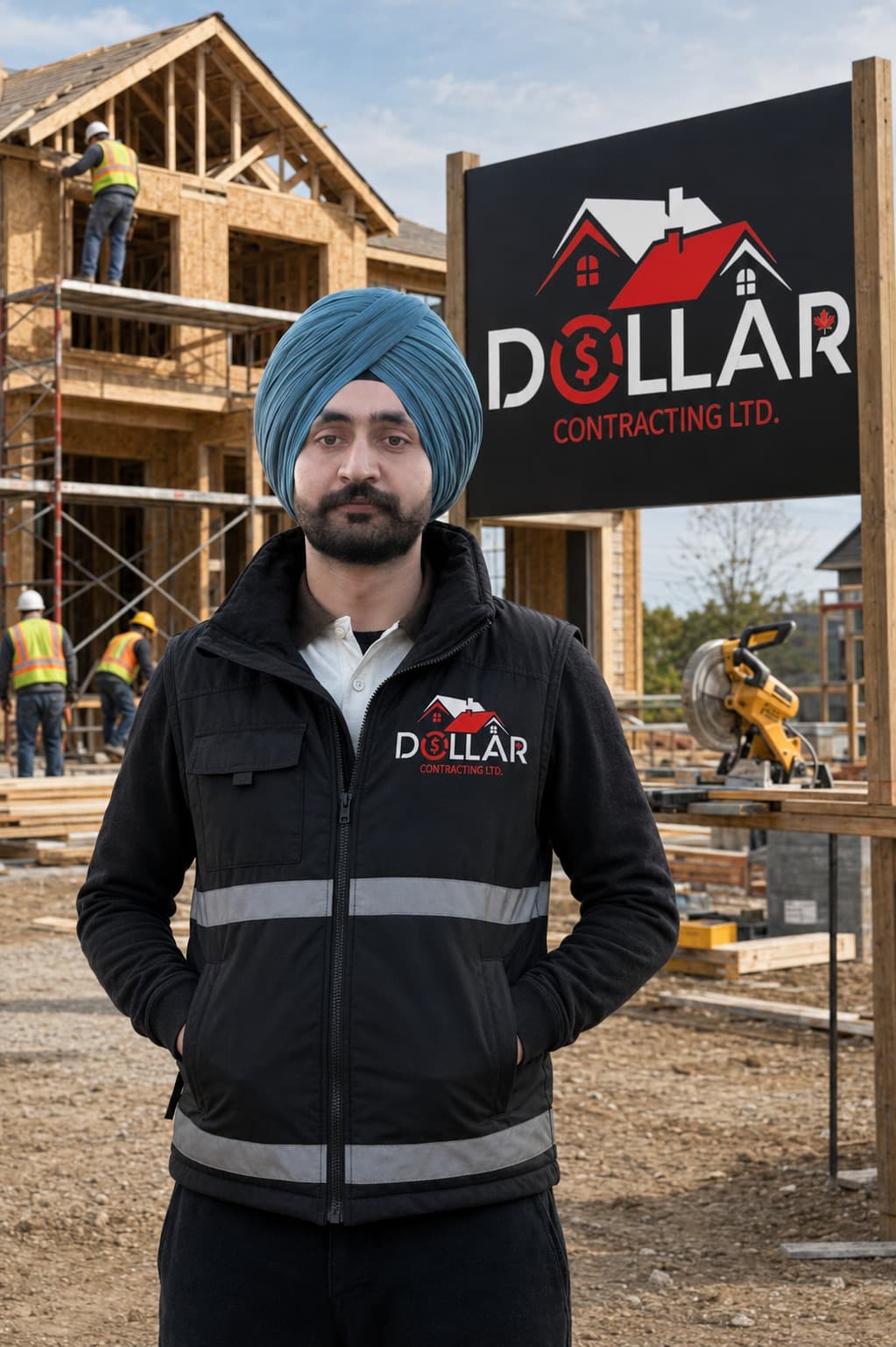 Lovepreet, HVAC Technician specializing in duct work at Dollar Contracting Ltd.